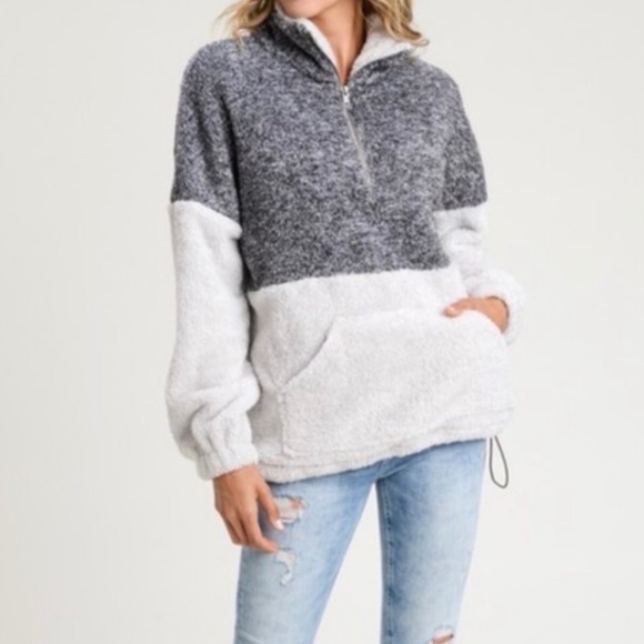 Sweaters - Half-Zip Pullover Sweater